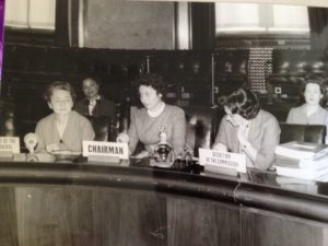 תמר אשל, יושבת ראש הוועדה למעמד האישה באו"ם, ז'נבה, 1961
